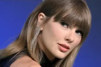 Taylor Swift and Dakota Johnson during Saturday Night Live