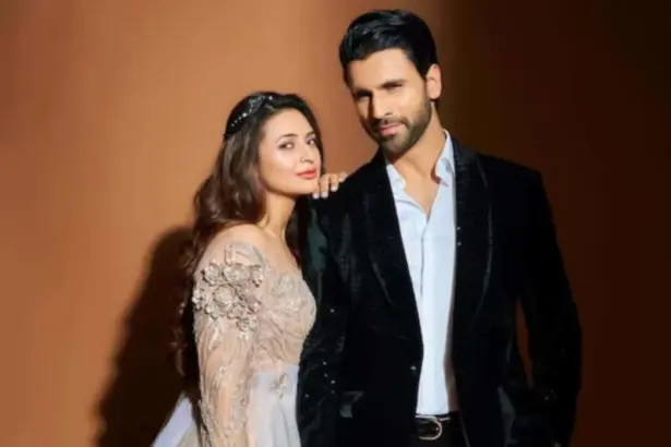 Vivek Dahiya and Divyanka Tripathi at a public event