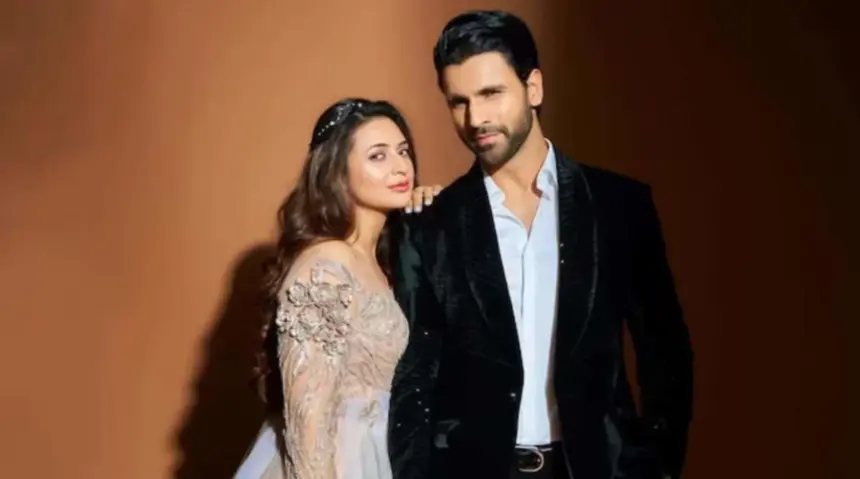 Vivek Dahiya and Divyanka Tripathi at a public event