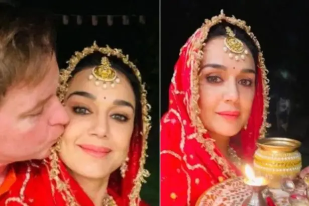 Preity Zinta shares a message about waiting for the moon during Karwa Chauth