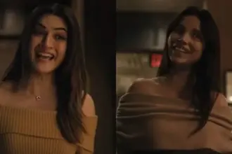 Kriti Sanon and Varun Dhawan recreate a scene from Obsession in a promotional video