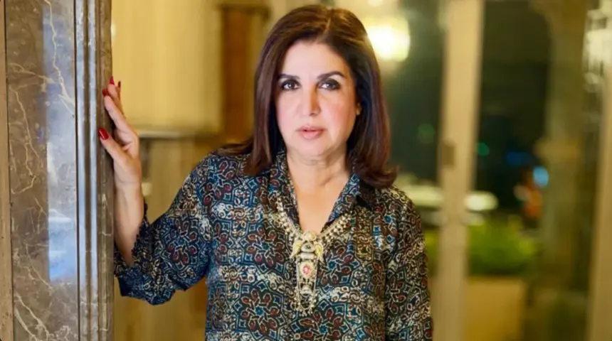 Farah Khan and her cook Dilip, who appears in her YouTube vlogs