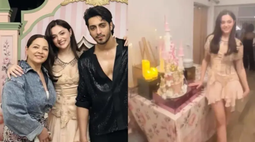 Aneet Padda celebrates her 24th birthday at a fairytale-themed party in Mumbai.