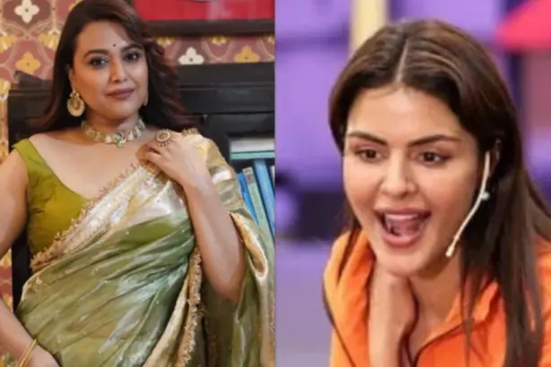 Swara Bhaskar and Priyanka Chahar Choudhary during Rise and Fall Season 2.