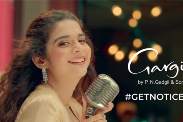 Gargi by PNGS Diwali 2026 jewellery campaign featuring Mithila Palkar