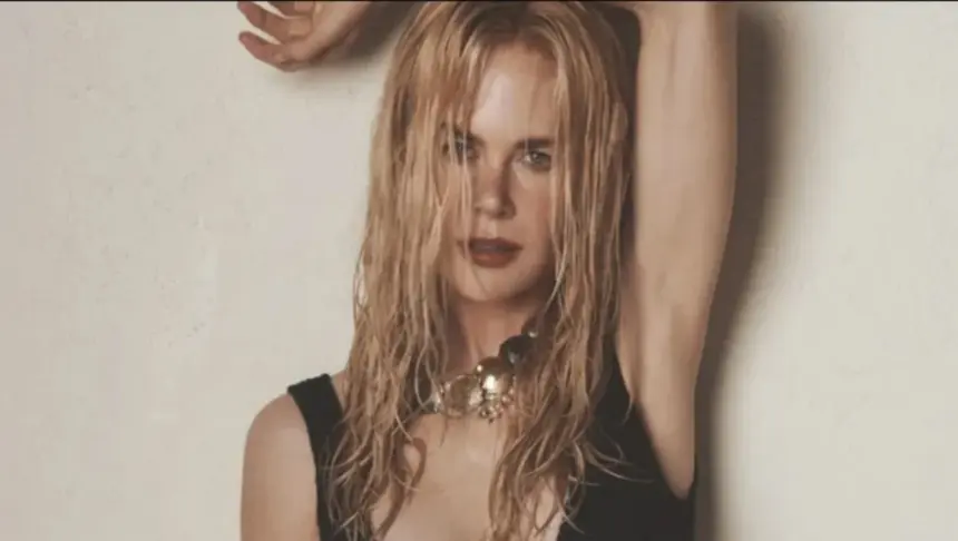 hunterfly Nicole Kidman covers the new issue Nicole Kidman in a designer look for her Vogue Australia photoshoot