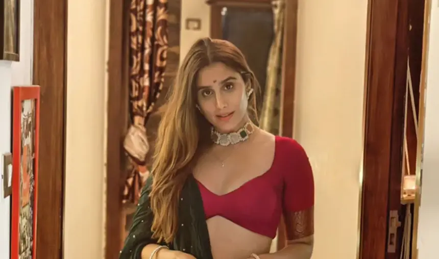 Nikhita Chopra Indian actress and model in a photoshoot