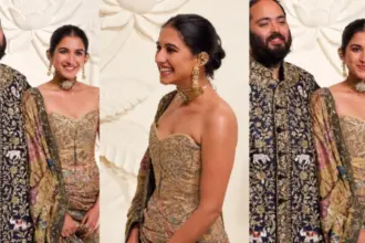 Radhika Merchant, Isha Ambani, Nita Ambani and Shloka Mehta in Indian occasionwear at Swadesh’s anniversary celebration