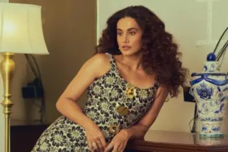 Taapsee Pannu discussing mental health and online trolling in an interview