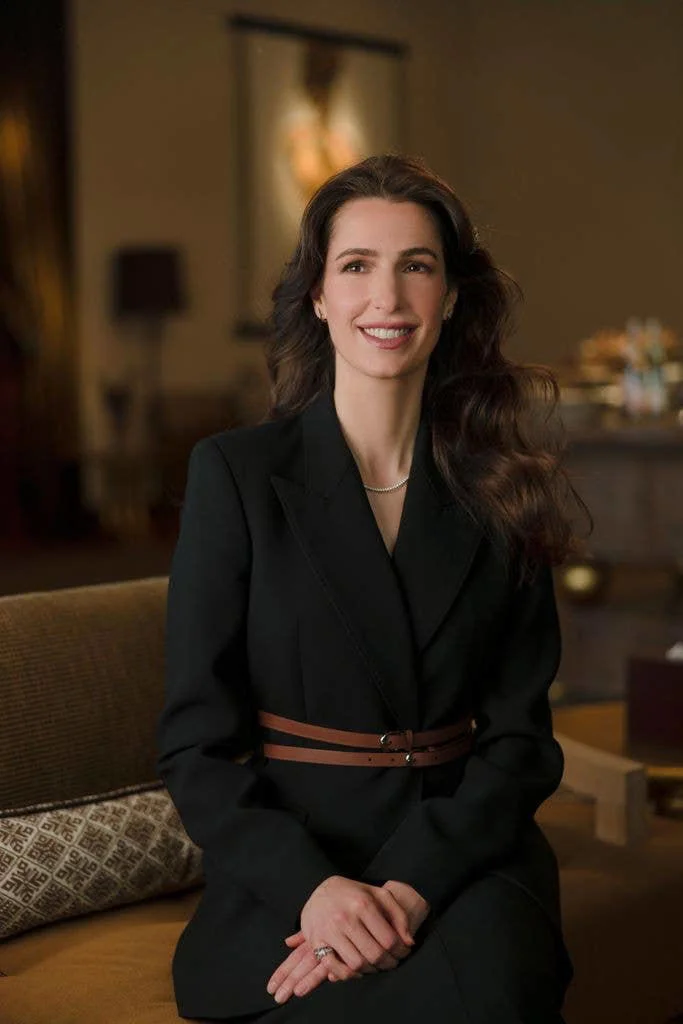 hunterfly rincess Rajwa marked her 32nd birthday with a stylish portrait Princess Rajwa and Princess Kate Share a Similar Style Sensibility